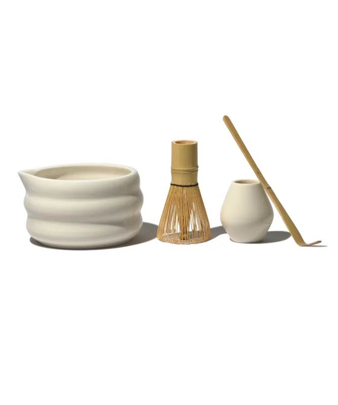 Matcha Set mit Löffel, Besen und Halter – akio collection von 7 O'CLOCK
