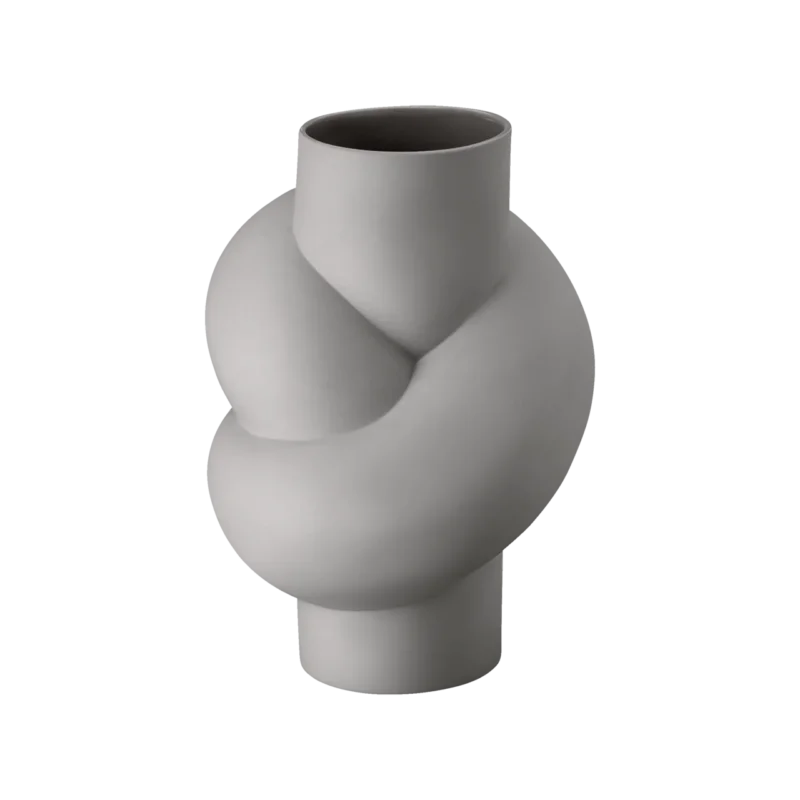 Rosenthal Node Vase 25 cm Lava Grau