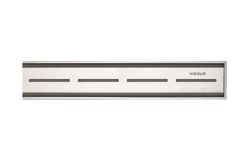 Vigour V3 Designrost Edelstahl für Duschrinne, sichtbar, 600 bis 1000 mm, Art.Nr. V3DR60DE, V3DR70DE, V3DR80DE, V3DR100DE