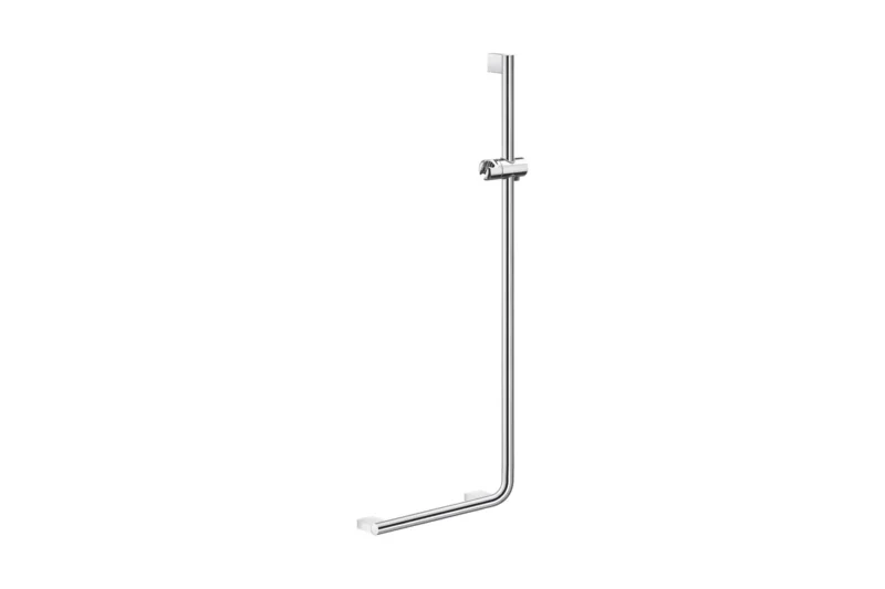 Smedbo LIVING Brausestange L-Form mit Haltegriff, rechts, 1230 x 530 mm, verchromt, Art.Nr. FK816
