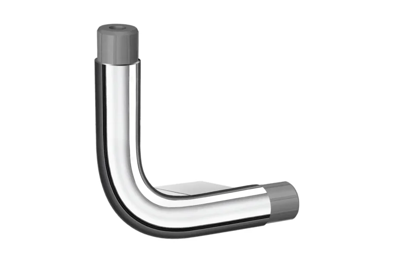 Smedbo LIVING L-Verbinder links für Haltegriffsystem, 130 x 130 mm, verchromt, Art.Nr. FK833