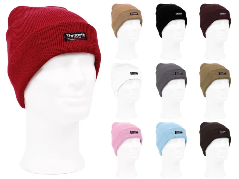Thinsulate Rollstrickmütze Mütze Wollmütze Skimütze Wintermütze Strickmützen