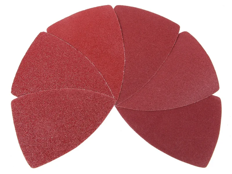 100 Stück Klett Schleifblätter Dreieck Schleifpapier Multischleifer