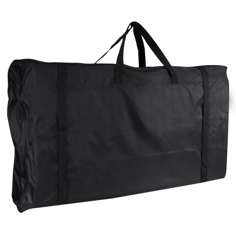 Aufbewahrungstasche für 2 Stühle - 118 x 65 x 18 cm - Transport Tasche mit Trennfach Tragetasche für Stuhl - schwarz - 300D Polyester - Wasserabweisend - mit Zugriemen