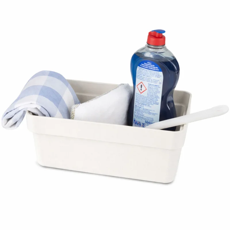 Ordnungsbox - 27x15x8 cm - 2,8 Liter - Ordnungskorb Schubladenorganizer Organizerbox Ordnungssystem Kunststoff Aufbewahrung Schrank Bad