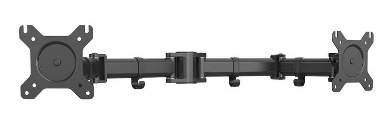 Duronic DM25P2 Monitorarme | 2 Monitorhalterungen für Monitorständer | Robuster Stahl | VESA 75/100 | Zusatzarme für DM25-Serie | Einzelteil für alle Duronic Stangen | Monitorhalter für 2 Displays