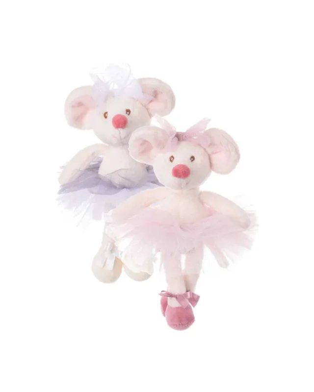 Kuschelballerina Antonia von Bukowski als Duo in Blau und Rosa mit Tüllröcken