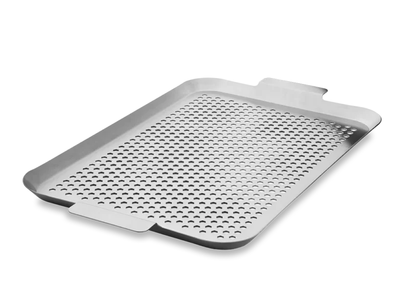 BBQ-SCHALE AUS EDELSTAHL 50×30 CM - 1