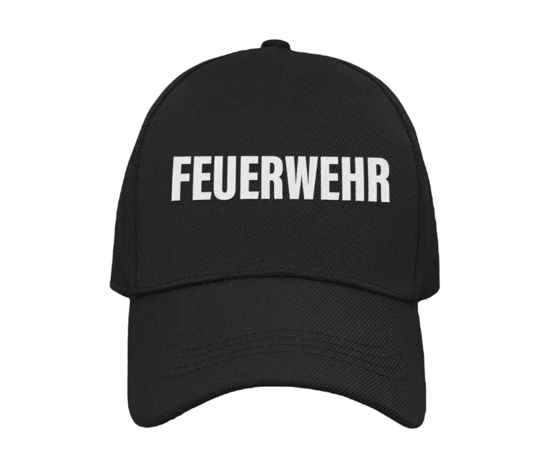 Basecap Mütze – Polizei, Feuerwehr, Security & Ordner – Trucker-Cap in Rot, Navy & Schwarz – verstellbare Kappe für Herren & Damen – Arbeitskleidung & Team Cap
