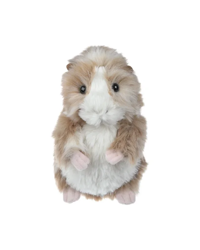 Daphne ist das super flauschige Meerschweinchen Kuscheltier in beige und weiß von Wrendale Designs