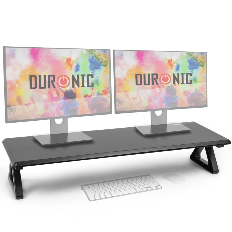 Duronic DM06-2 BK Monitorständer Frontansicht