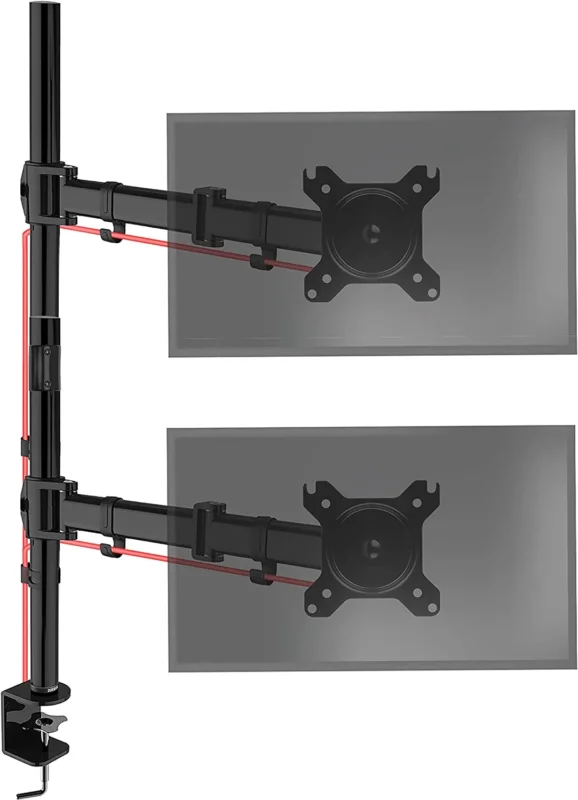 Duronic DMT252VX2 Monitorarm Frontansicht