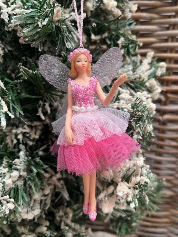 Elfe in Pink und Perlen von Gisela Graham