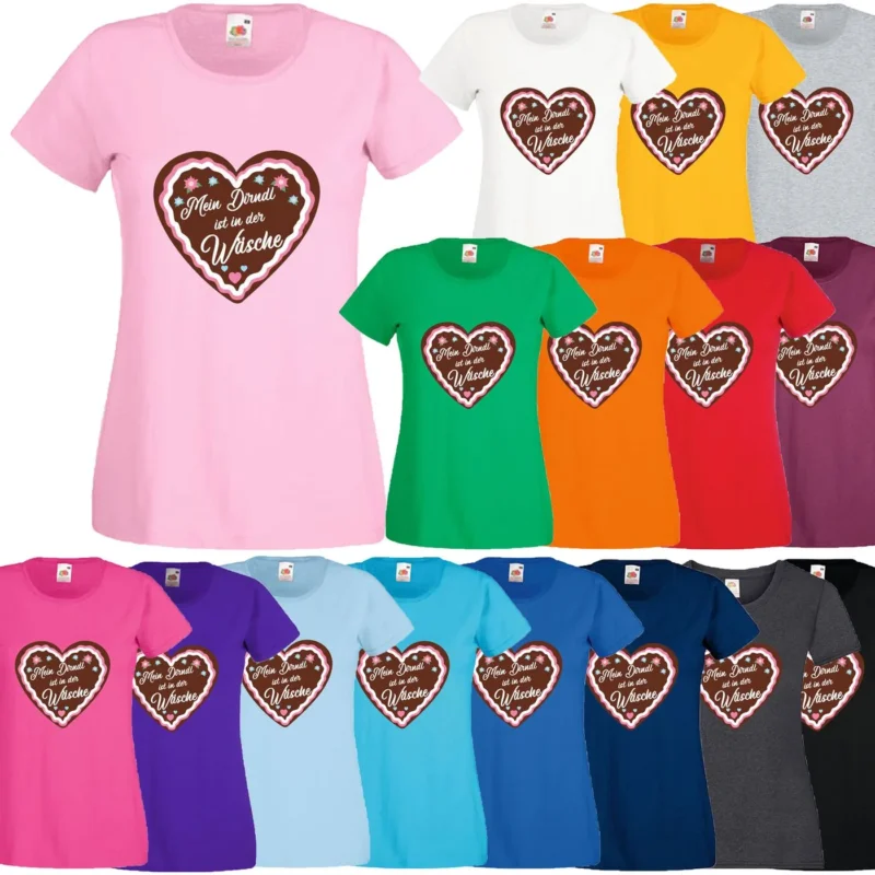 Alsino Damen T-Shirt Dirndl Oktoberfest