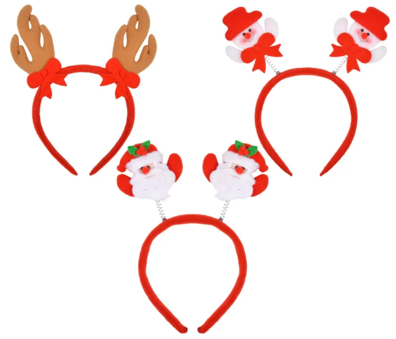 Weihnachts Haarreif mit Geweih Rentier für Damen