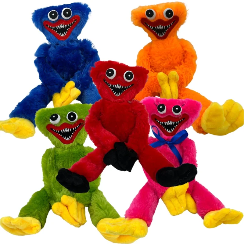 Huggy Wuggy Plüschtier Monster, Spielzeug Spielen Cartoon, Geschenke für Fans und Freunde, Stoffpuppe 40cm