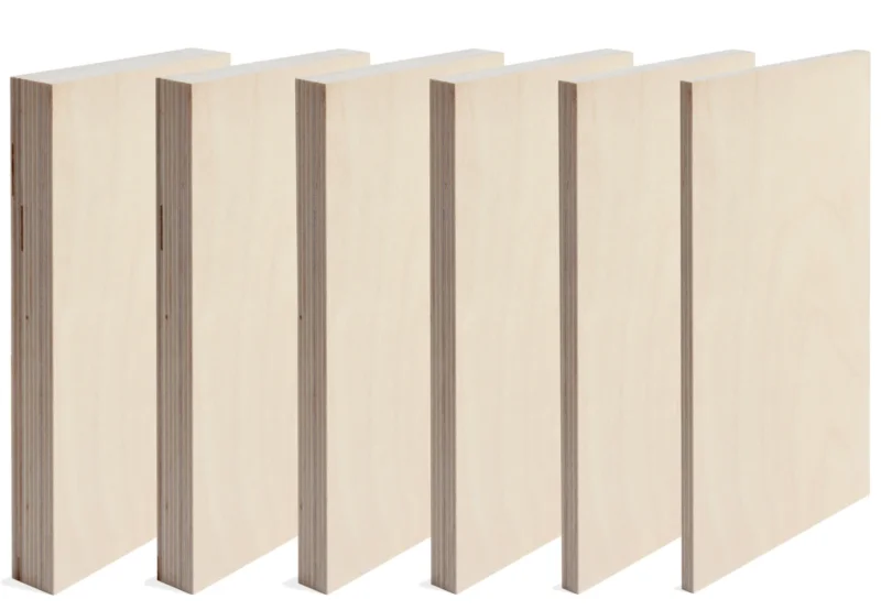 Multiplexplatte Zuschnitt Sperrholz-Platten unbehandelt