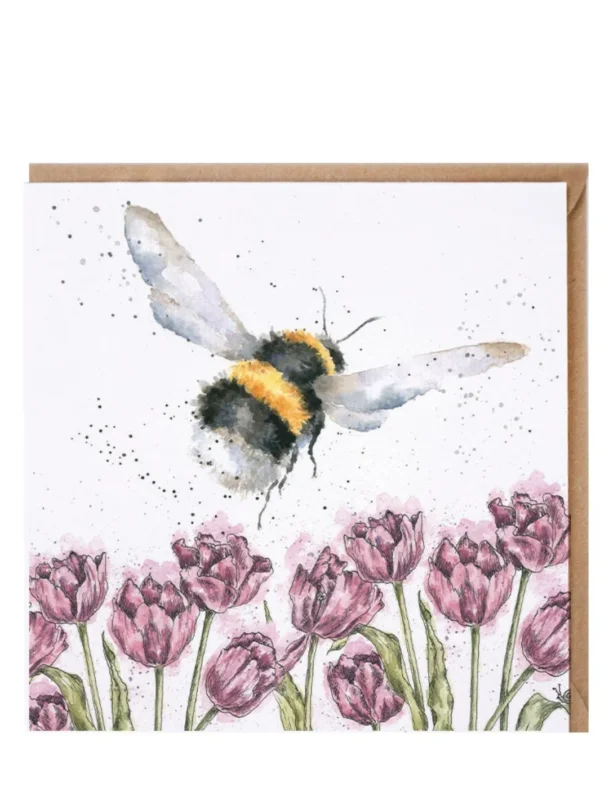 Hummel Grußkarte mit Umschlag von Wrendale Designs