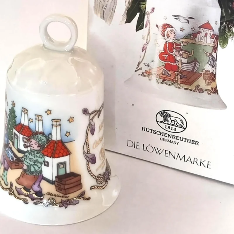 Hutschenreuther Weihnachtsglocke 1994 - Limitierte Auflage - Kochschein