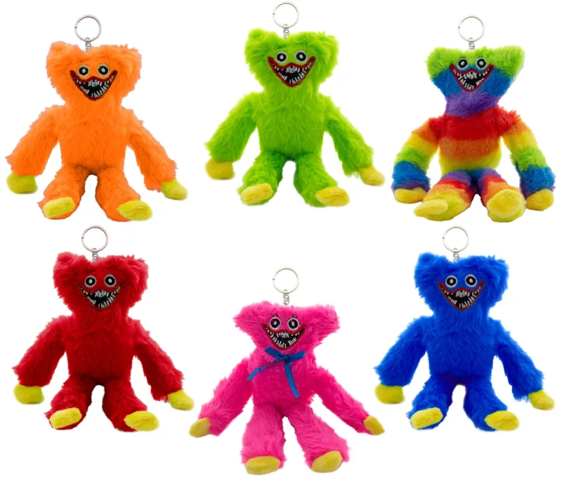 Huggy Wuggy Plüschmonster-Cartoon-Spielzeug, Geschenke für Fans und Freunde, Schlüsselanhänger 20 cm