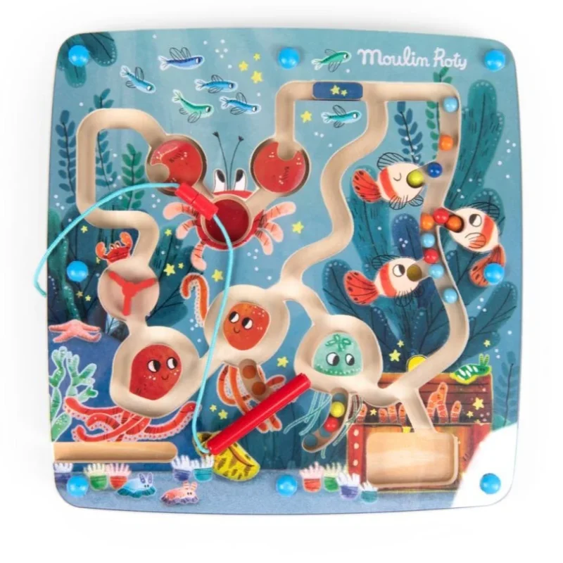 Magnetisches Labyrinth Paulie von Moulin Roty_Ansicht von oben