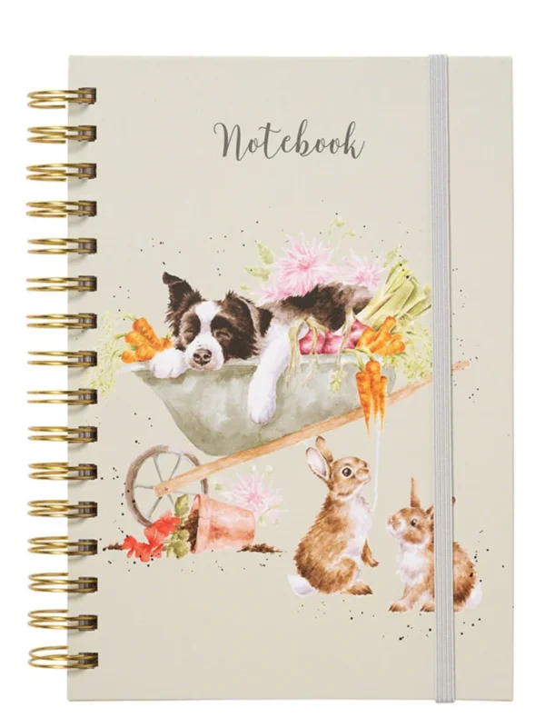 Notizbuch Tiere im Garten von Wrendale Designs