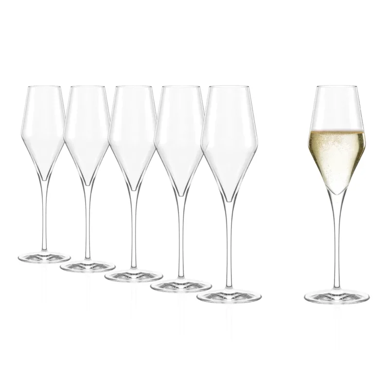 Stölzle Lausitz Quatrophil Champagnerkelch 6er-Set