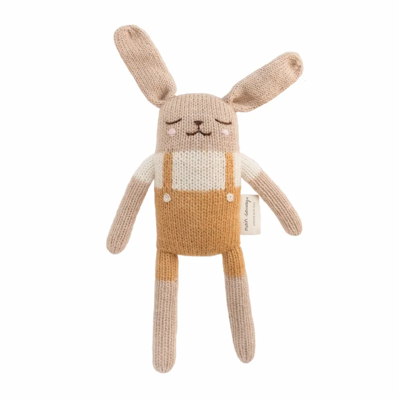Hase aus Baby-Alpakawolle von Main Sauvage_Latzhose