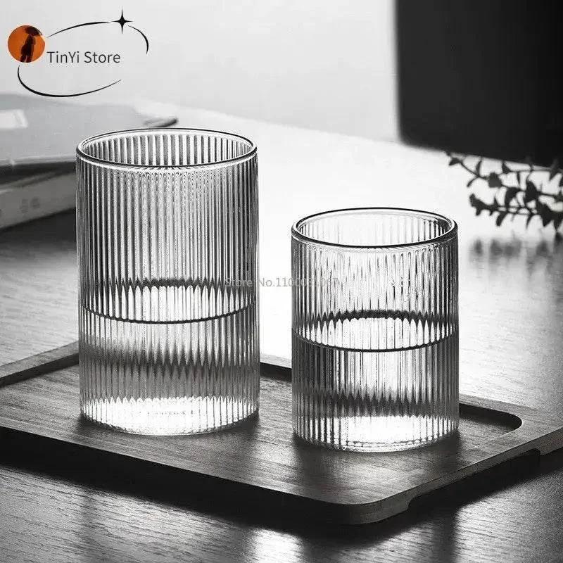TINYI Wunderschönes bleifreies Trinkglas - Wasserglas (1/3/6er Set) - Kochschein