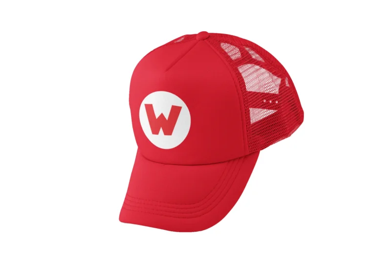 Super Klempner Mütze Snapback personalisiert mit Buchstabe - Italienischer Klempner Super-Bros Handwerker Kostüm Outfit Cap Basecap Mottoparty