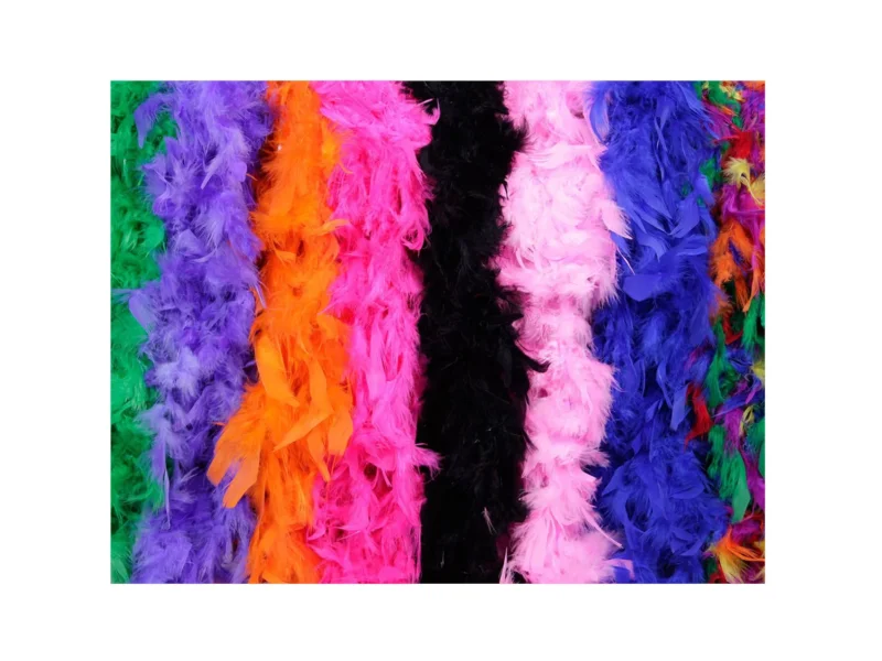 Federboa – hochwertige Federboa in unterschiedlichen Farben für Fasching, Karneval, Party & Show – Kostüm Accessoire für Damen & Herren – weiche Deko Federboa für Mottoparty & Tanzgruppen
