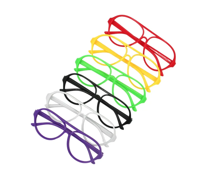 80er Brille Fake Brille Retro Vintage Partybrille Discobrille - ohne Gläser für Frauen und Männer