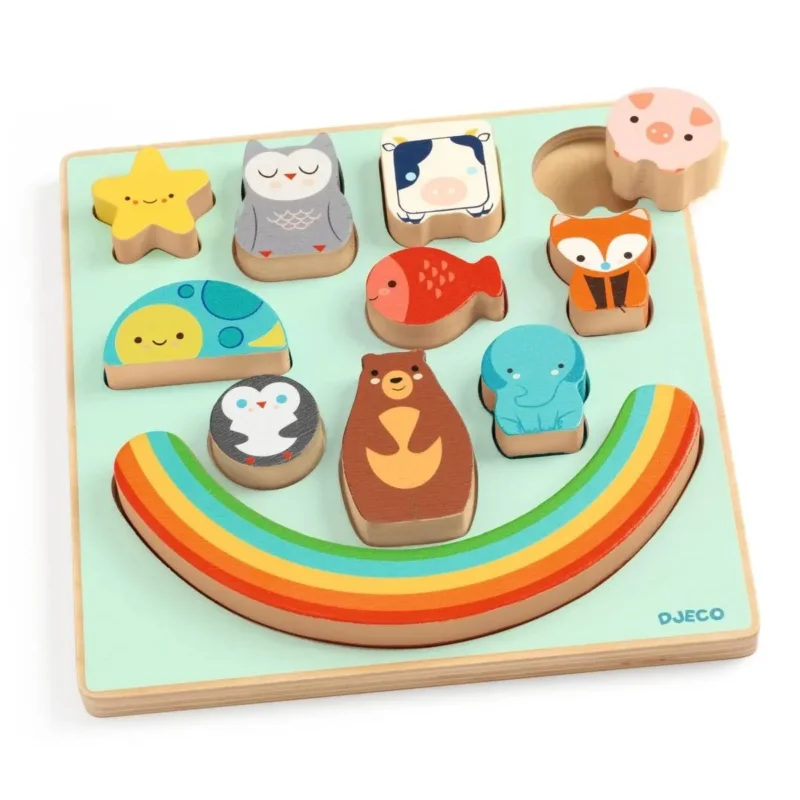 2in1 Balance Puzzle_Balance Rainbow von Djeco