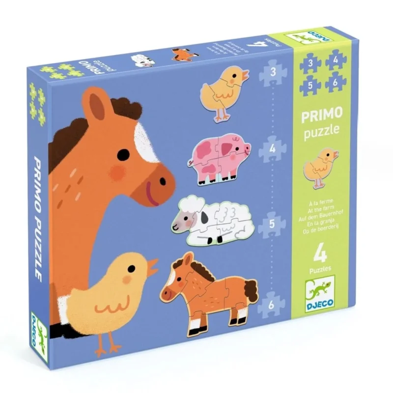 Puzzle Bauernhof_3, 4, 5 & 6 Teile von Djeco-01