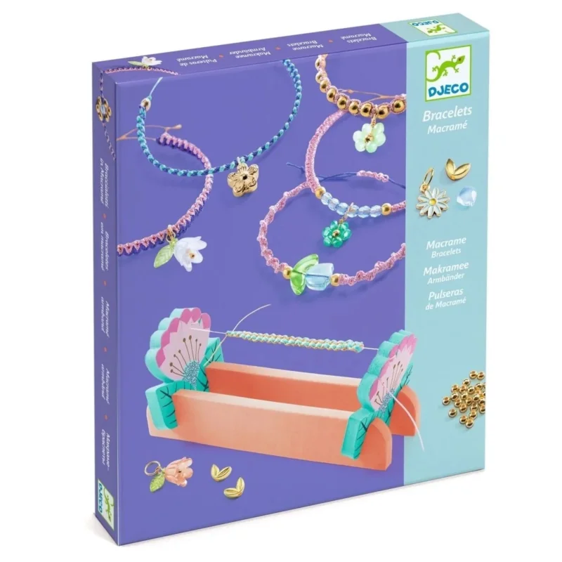 Schmuck Bastelset Makramee-Armbänder von Djeco_01