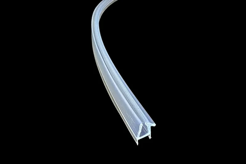 Gebogene Bodendichtung für Viertelkreisduschen, 5 und 6 mm Glas, Art.Nr. 4269-G86