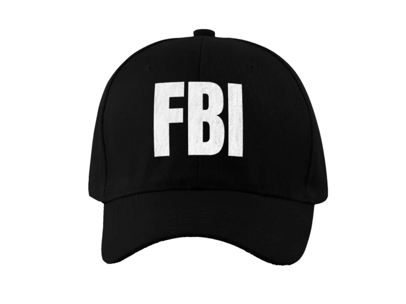 Basecap Cap Mütze in Schwarz mit Aufdruck DEA BKA LKA FBI Security Polizei CIA SWAT Sheriff NYPD CSI verstellbar Baseball Cap Käppi Kappe Unisex