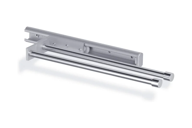 Giese Handtuchhalter einteilig ausziehbar, 300 bis 485 mm, Aluminium-Laufschiene, Art.Nr. 91115