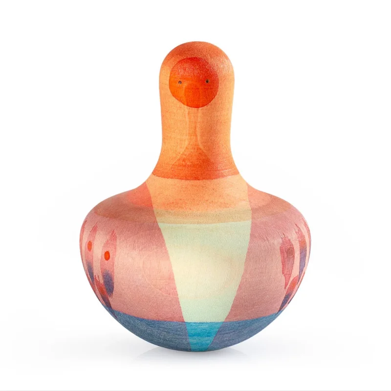 Grapat Holzkreisel Mellow Orange Bird