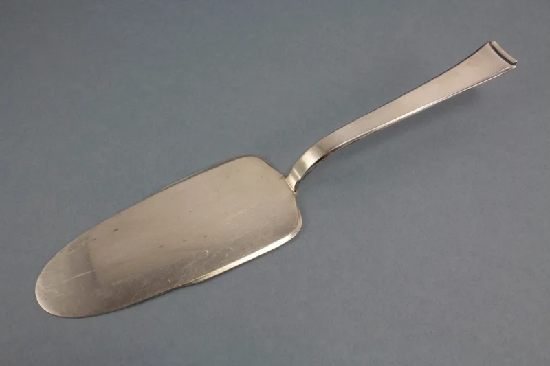 Großer Tortenheber, versilbertes Besteck, Kuchenheber, WMF 2500 Art Deco