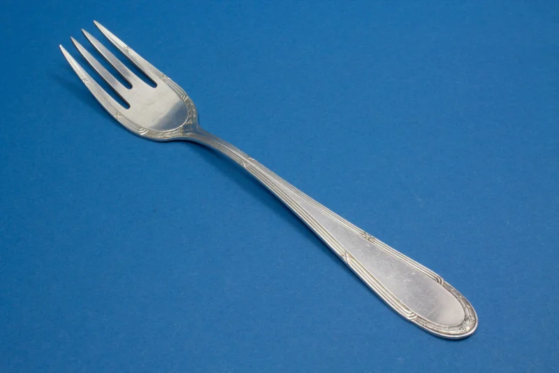 Versilberte Fischgabel, WMF 200 Kreuzband