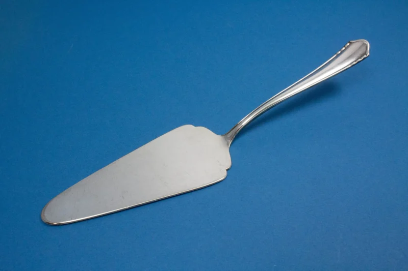 Versilberter Tortenheber, Bruckmann 600 Korn