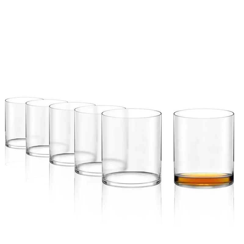 Stölzle Lausitz Kyoto Bar Whisky pur Becher 6er-Set – gefüllt