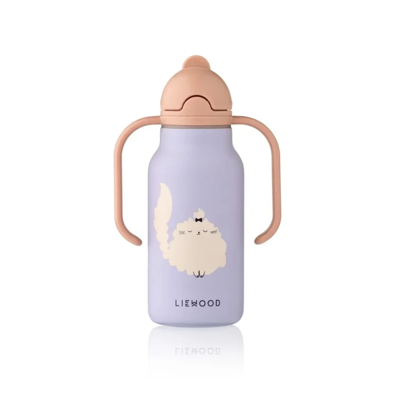 Kinder-Trinkflasche Kimmie Cat - warm lilac von Liewood_01