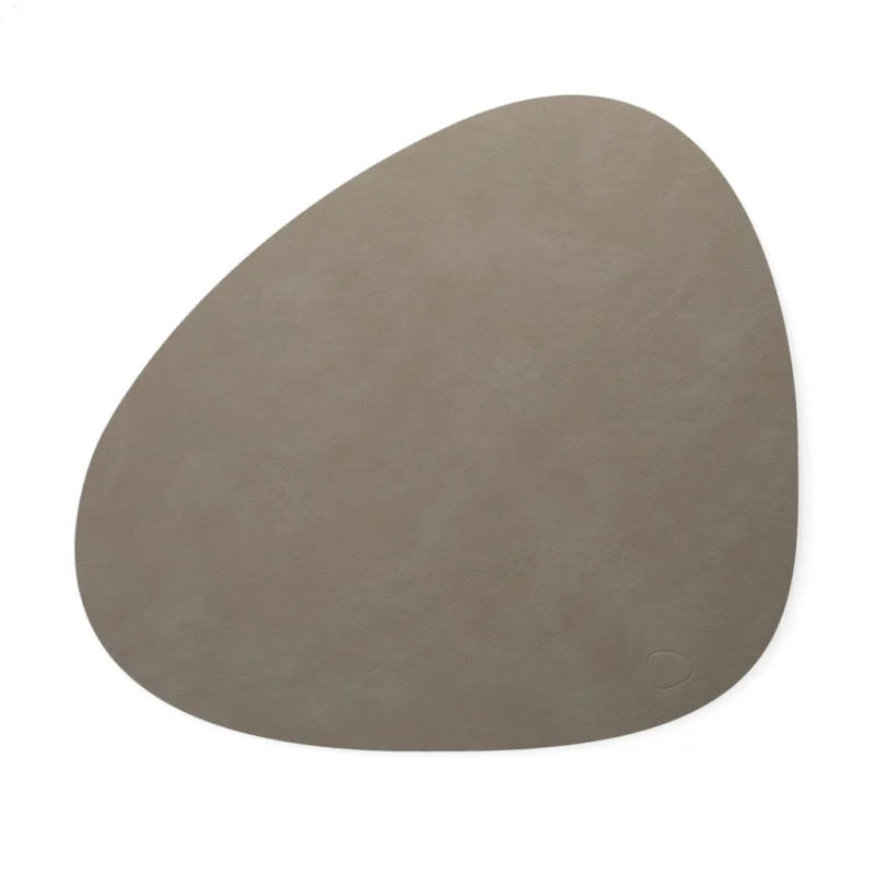 Lind DNA - Placemat Curve L Nupo Lichtgrijs Placemat Lind DNA