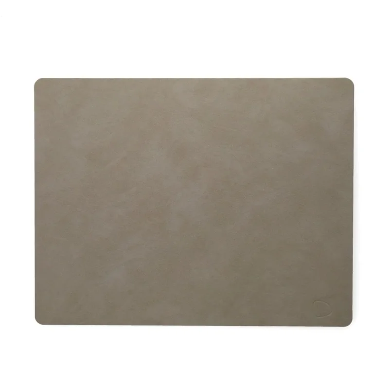 Lind DNA - Placemat Vierkant L Nupo Lichtgrijs Placemat Lind DNA