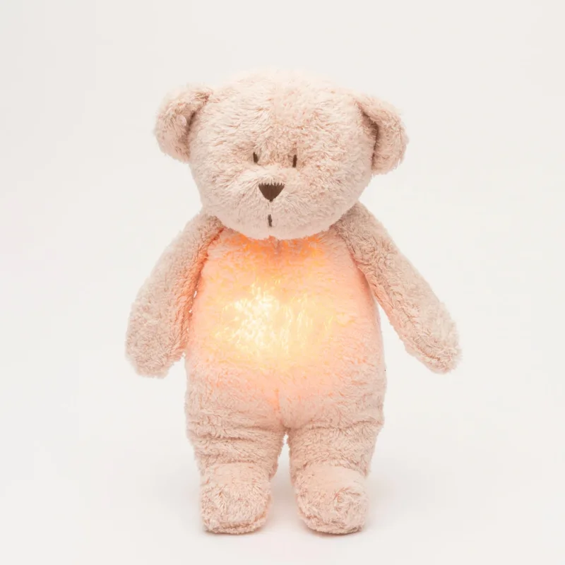 Moonie Einschlafhilfe Teddybär im Farbton Rose