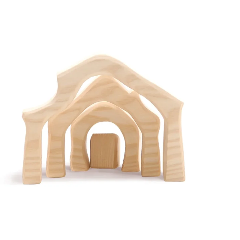Mini-Krippenstall von Ostheimer-4-teilig-66560