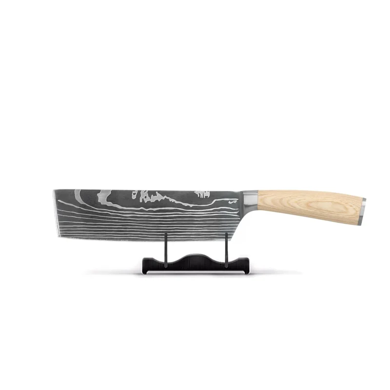 Shinrai Knives - Akari Damascus Print Nakiri mes 18 cm Shinrai Knives