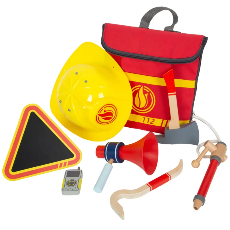 Feuerwehrrucksack mit umfangreichem Zubehör